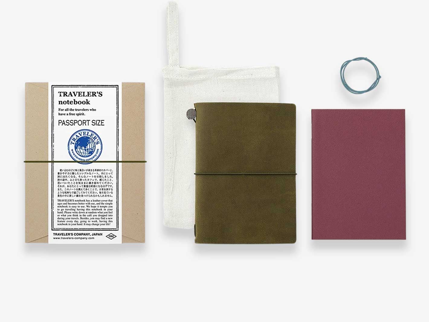 TRAVELER'S notebook Olive Passport Size