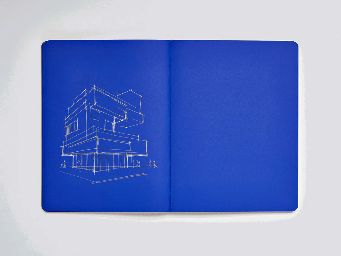 Not White, Blue Notebook