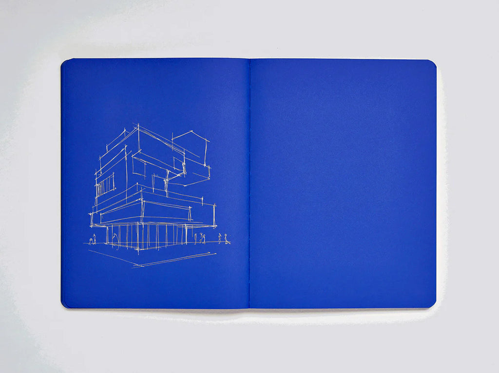 Not White, Blue Notebook
